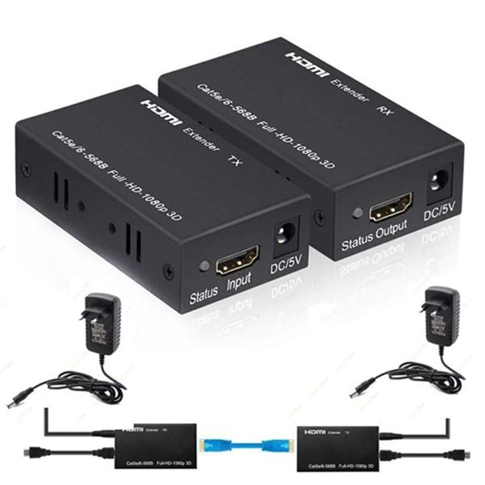 Class BM-120 60 Metre Hdmı Extender Cat6 Uzatıcı