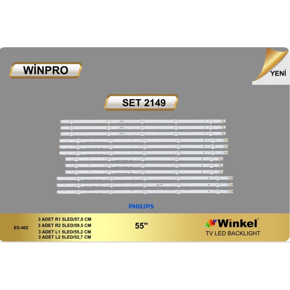 WinPro SET-2149 LG 55'' Tv Bar Led Takımı WinPro SET-2149 LG 55'' Tv Bar Led Takımı