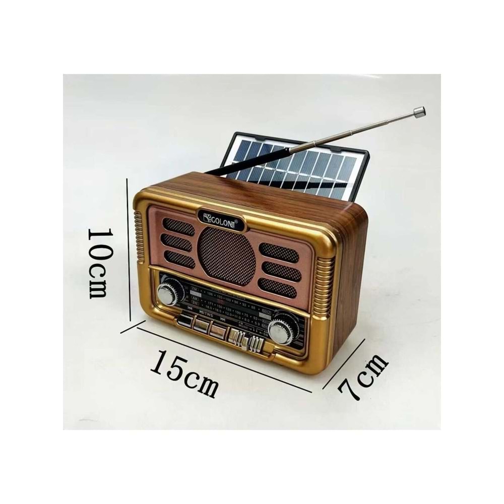 Everton RT-671 Güneş Enerjili SD-Fm-Bluetooth Şarjlı Radyo