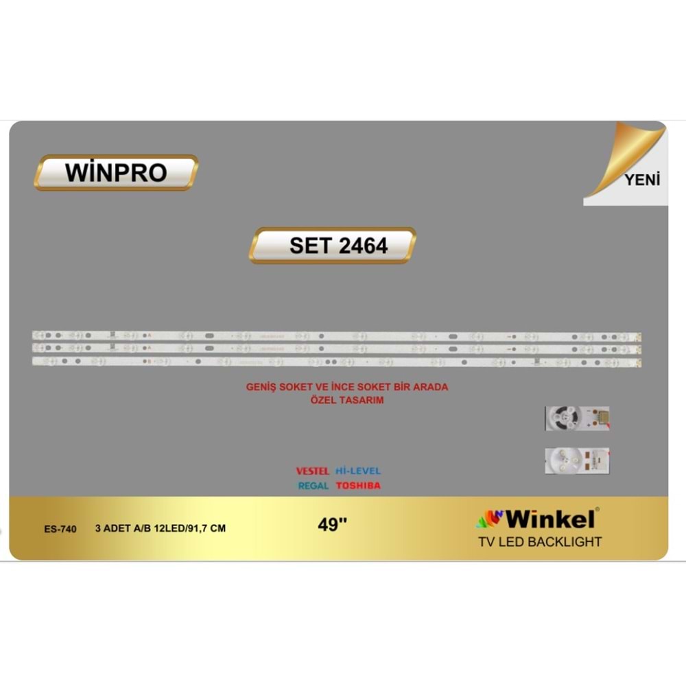WinPro SET-2464 MLD5002x2/MLD5003x1 Vestel 49