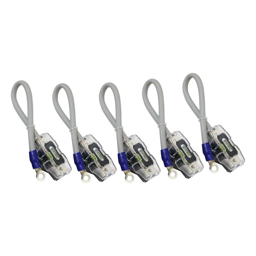 Reiss Audio RS-PX4GA + AFS100A Kablolu 100A Sigorta - 5 Li Paket Halinde