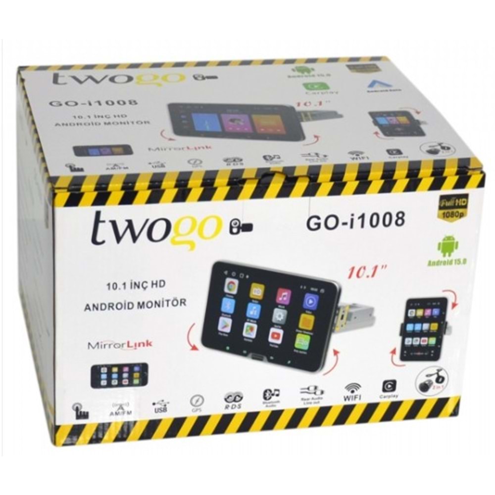 Twogo GO-i1008 Android Monitör 10.1