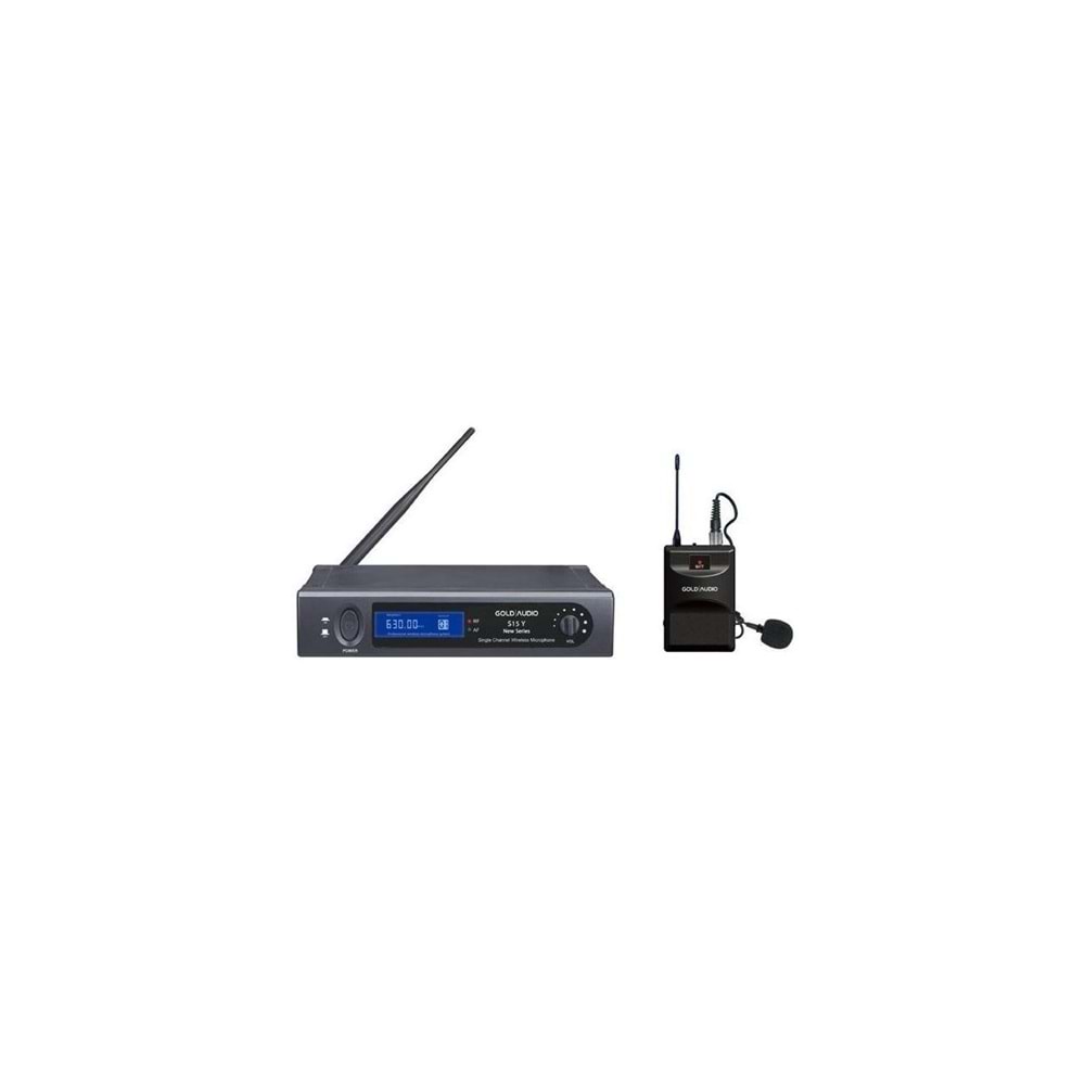 Gold Audio S15Y Tekli Yaka UHF Telsiz Mikrofon