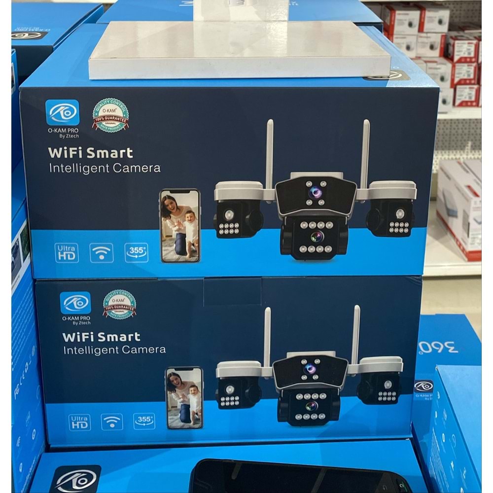 O-KAM Pro 3036 Wifi Kamera Yanları Kameralı