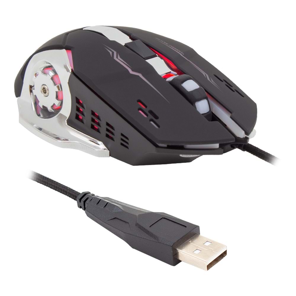 Hello HL-4728 3600 Dpi 6 Tuş Kablolu Oyuncu Gaming Mouse