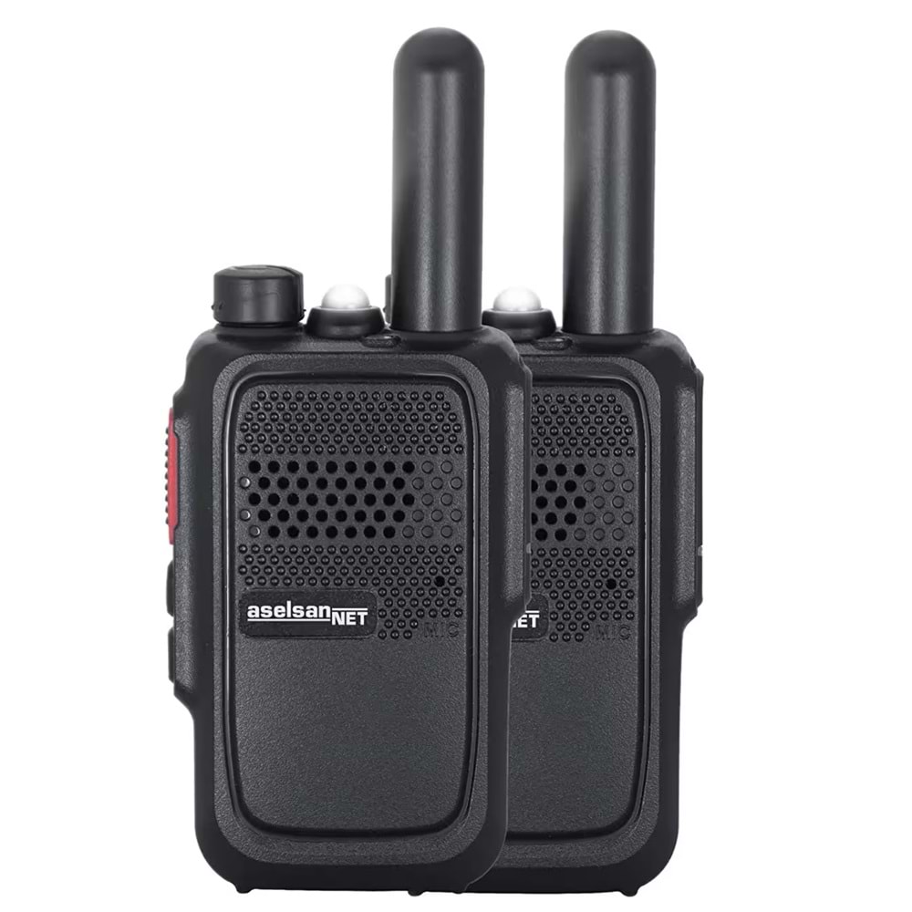 Aselsan PM-580 Pmr 10 Km 16 Kanal + 121 Alt Kanal Şarj Dahil İkili El Telsizi