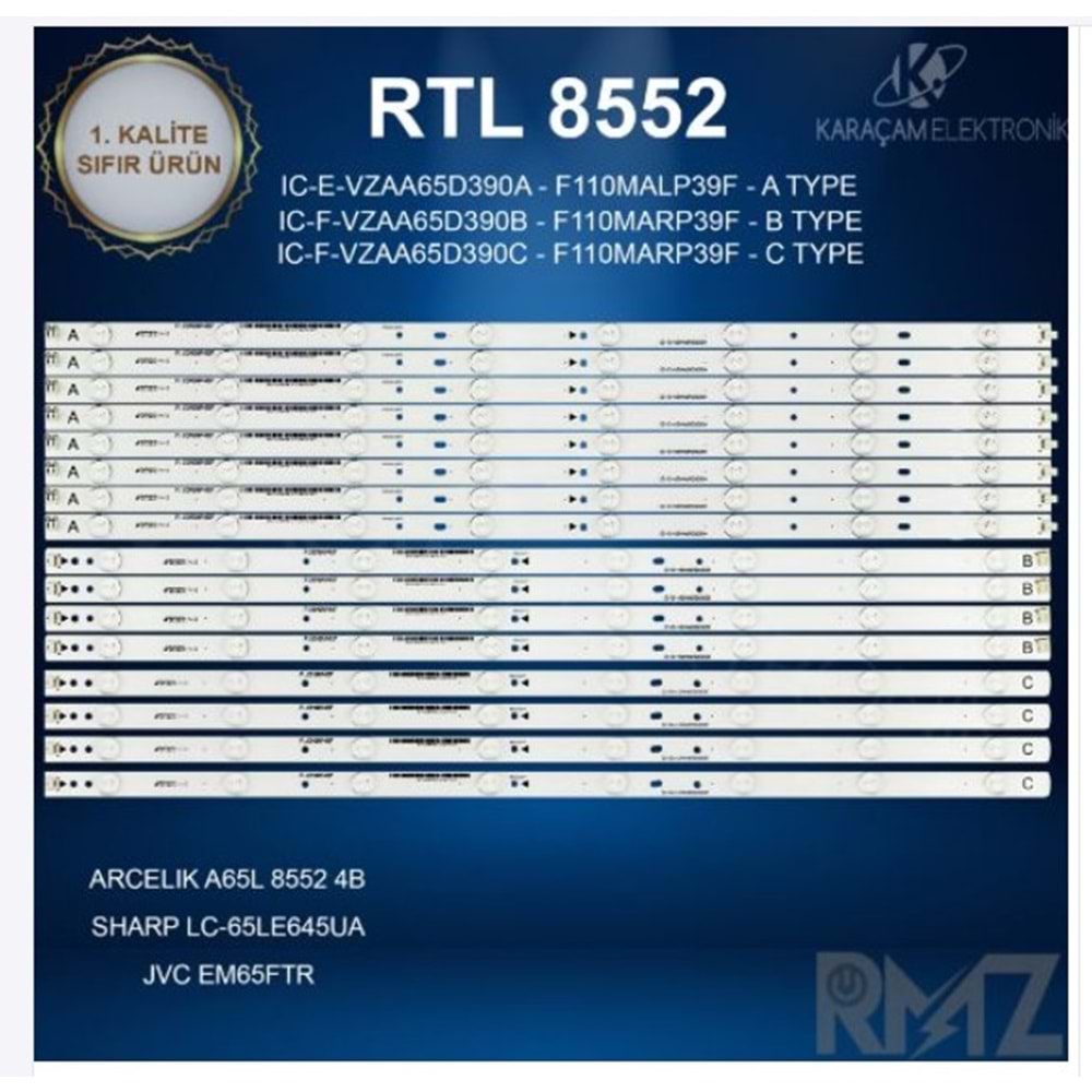 RTL-8552 Arçelik 65