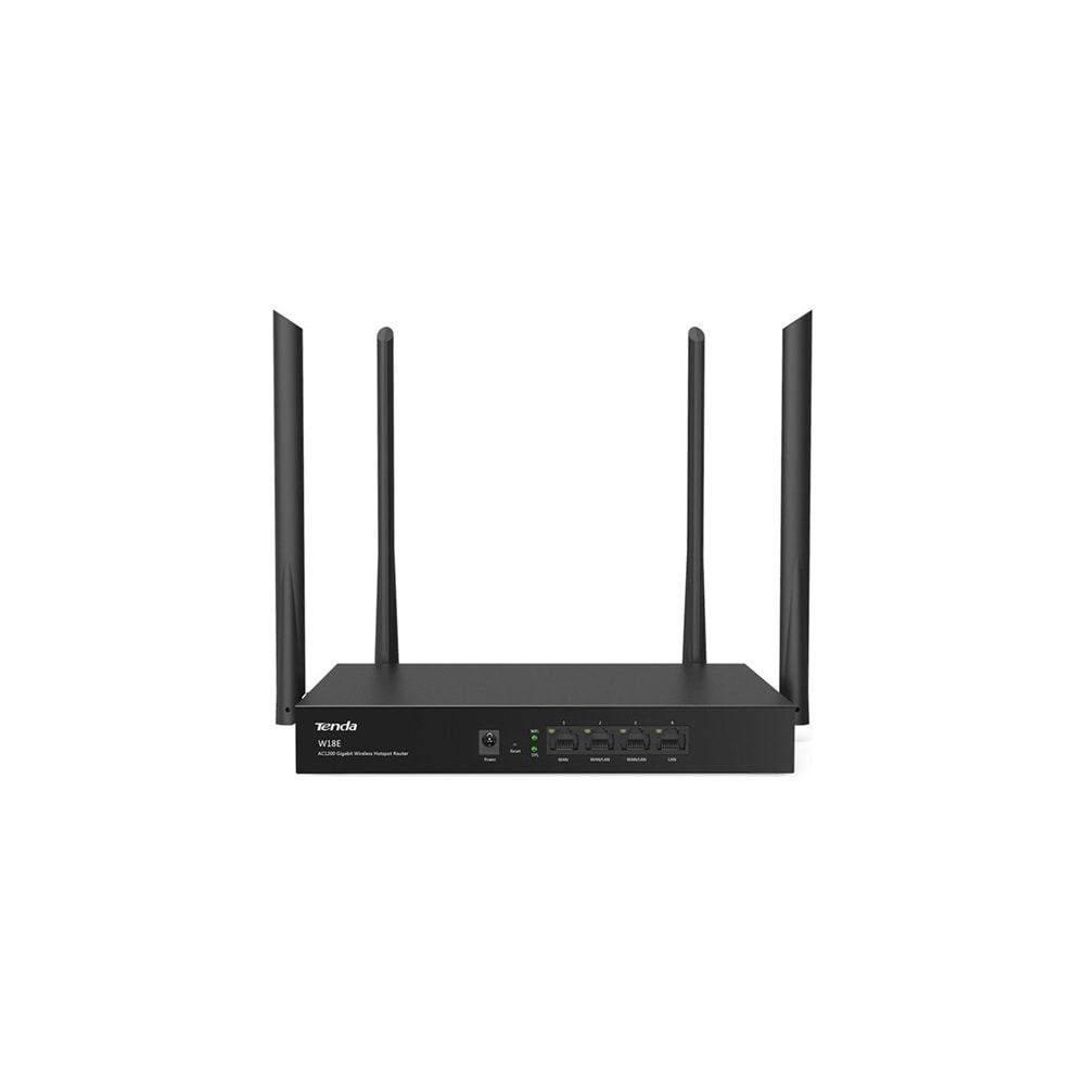 Tenda W18E AC1200 4port Kablosuz Hotspot Router