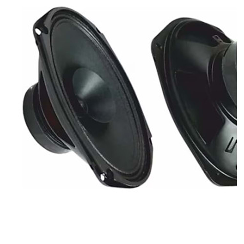Massive MS-M690SQL 400 Watt Max Power + 100 Watt RMS Power Oval Midrange 2 Li Paket Halinde