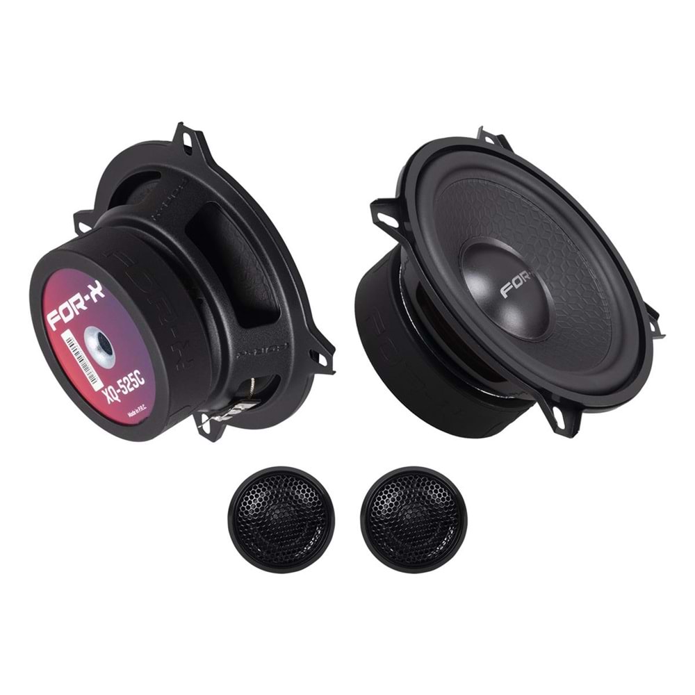 For-X XQ-525C 13cm 100W Max Power Komponent Hoparlör Seti