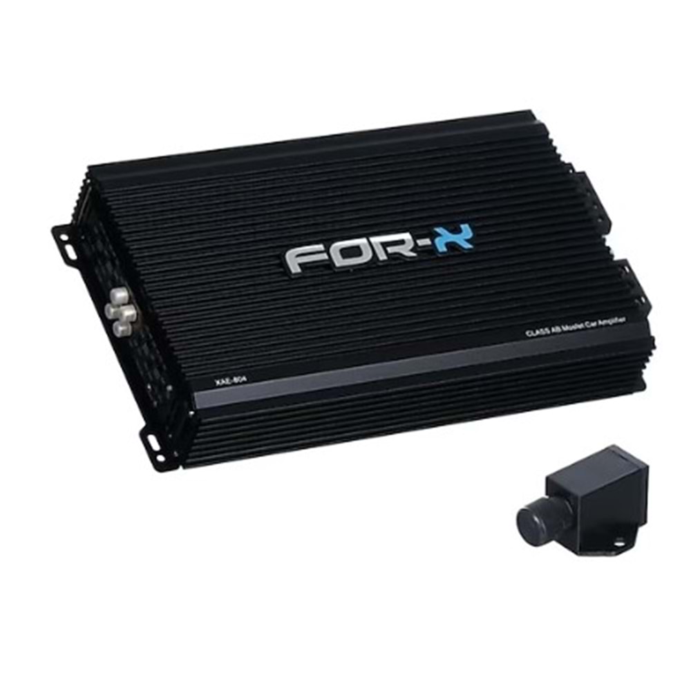 For-X XAE-804 Bass Kontrollü 4x80 Watt 5 Kanal Oto Anfi