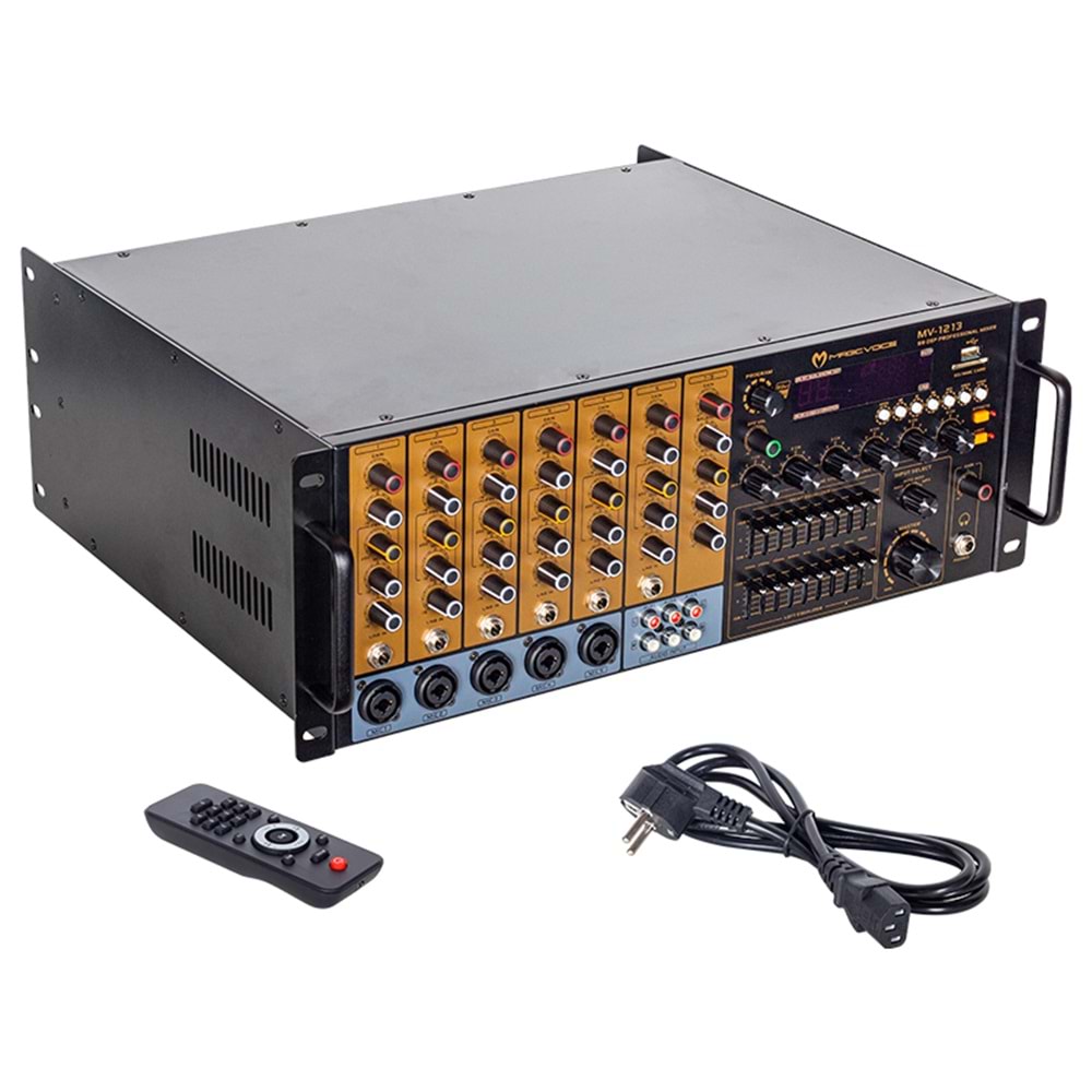 Magicvoice MV-1213 6 Kanal 100W Rms Max 800W Trafolu Anfi