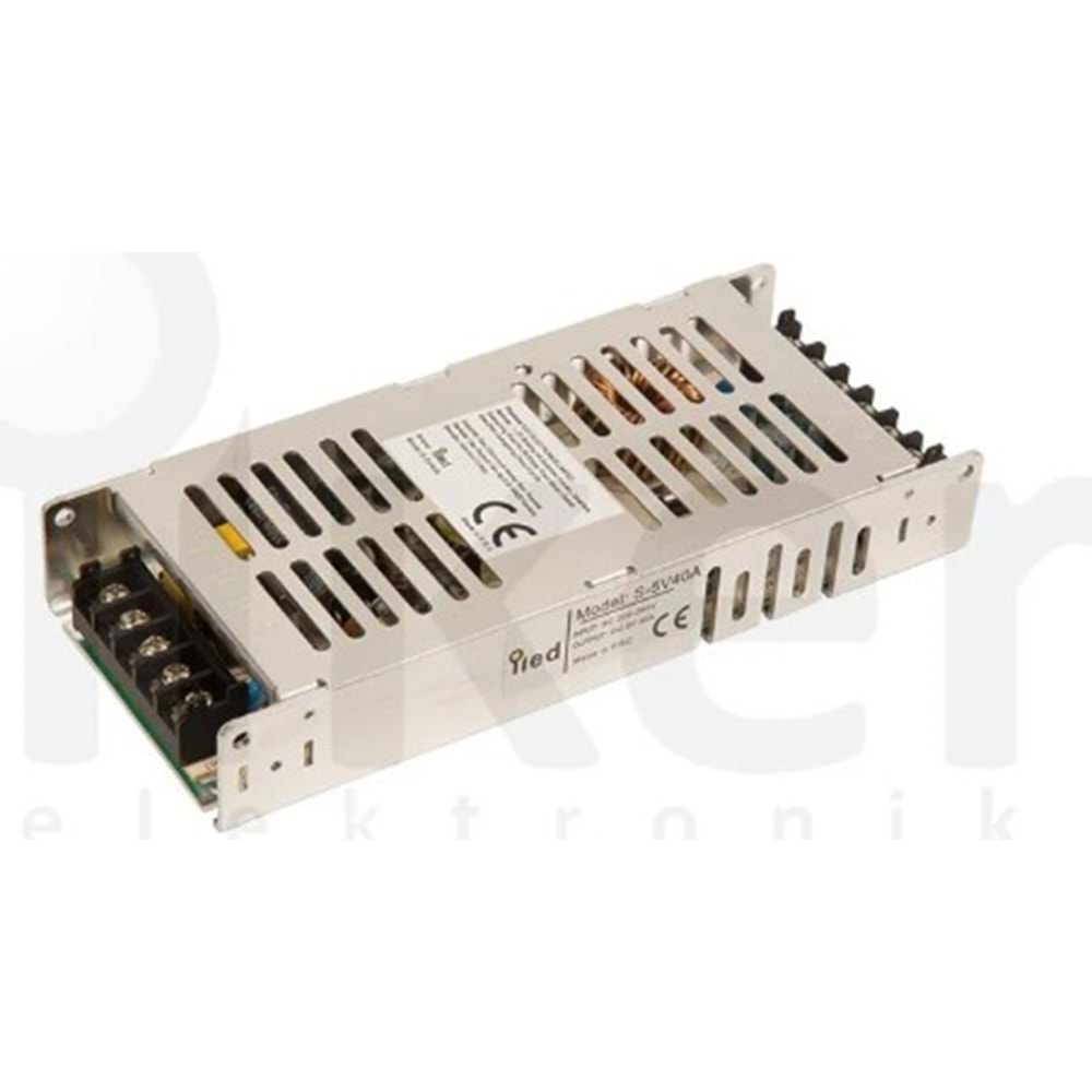 Super 5 Volt 40 Amper Slim Metal Kasa Adaptör