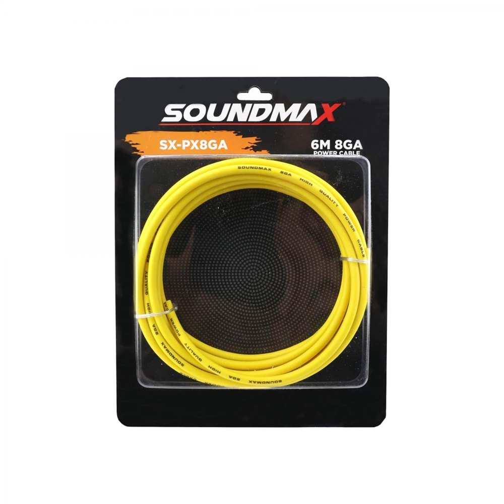 Soundmax SX-PX8GA Bakır 6M Güç Kablosu