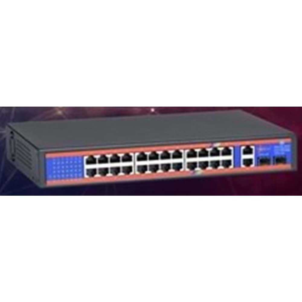 Ztech ZR-1116 16+2+1 Poe Gigabit + 1 SFP 16 port 300W