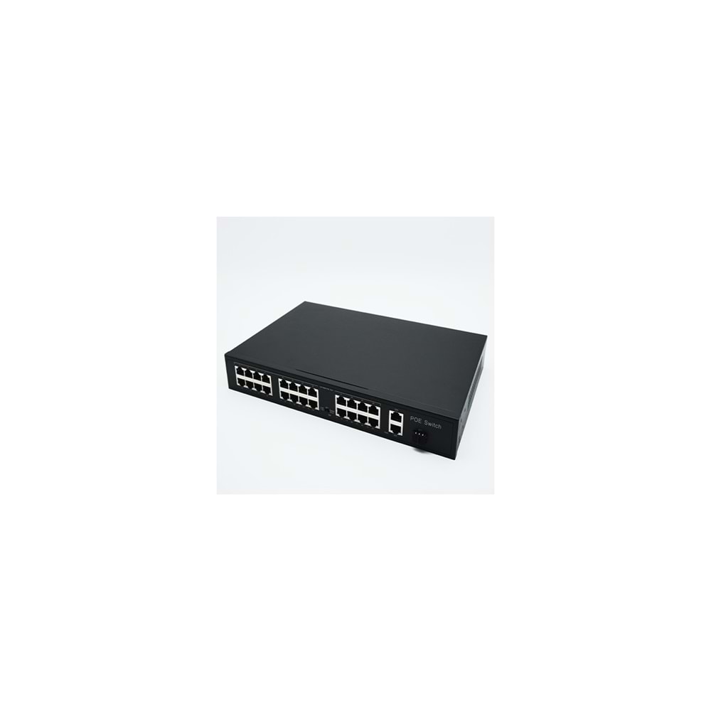 Magicline PS27M-2421EES-300 24 Port 10/100M Poe Swıtch 2 Uplınk Gıgabıt Ethernet 1 Uplınk Gıgabıt Sfp Port 300W