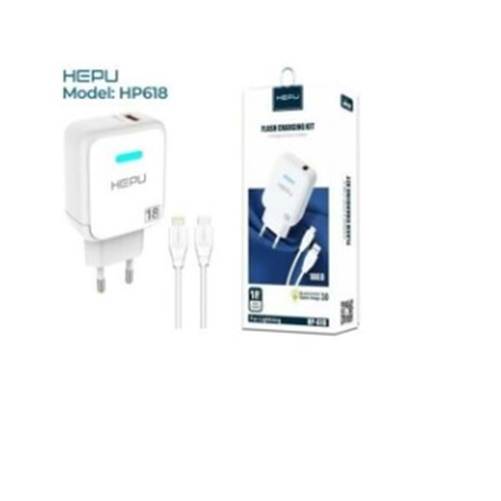 Hepu HP-618 3A Type-C Hızlı Şarj Seti