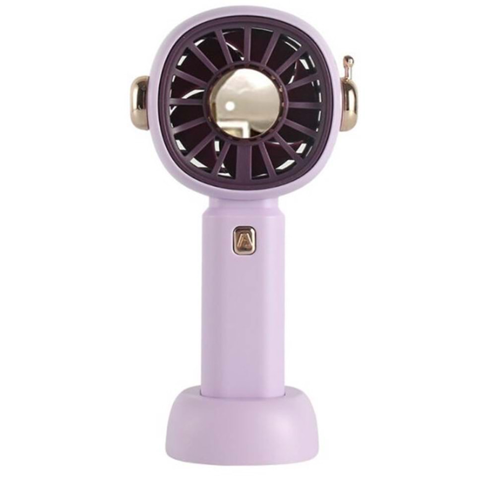 Zore ZB102 Mini Vantilatör Portatif El Fanı Lila