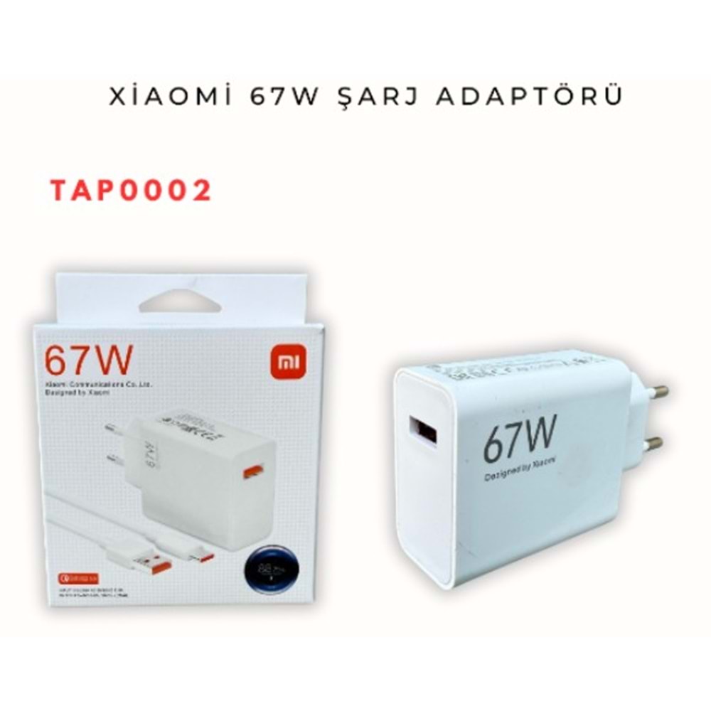 Forline TAP0002 67W Xiaomi Hızlı Şarj Adaptörü