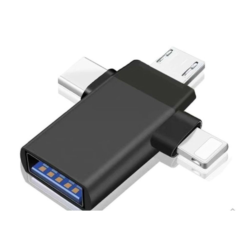 Onezero ZR172 Usb to Type-C/Micro/Lightning Otg Aparat
