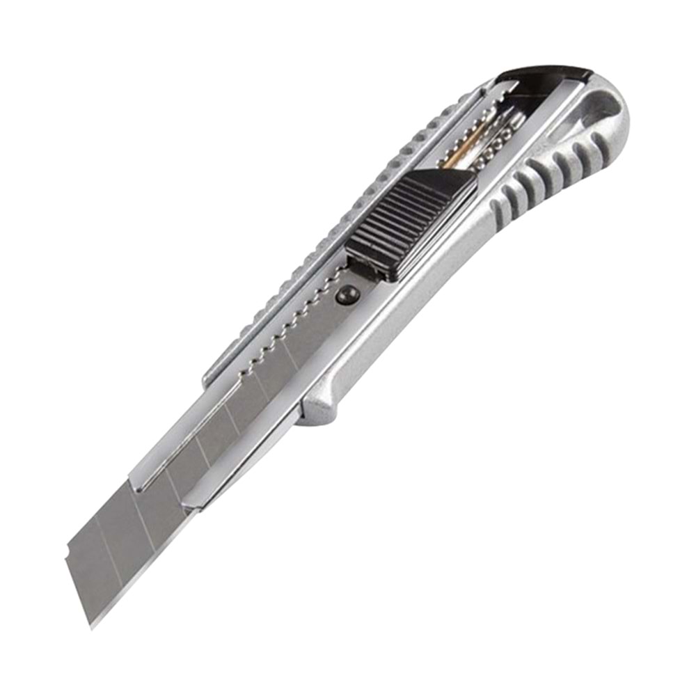 Powermaster SR-1884 Alüminyum Gövde Metal Maket Bıçağı Profesyonel Falçata 18x0.5mm Bıçaklı