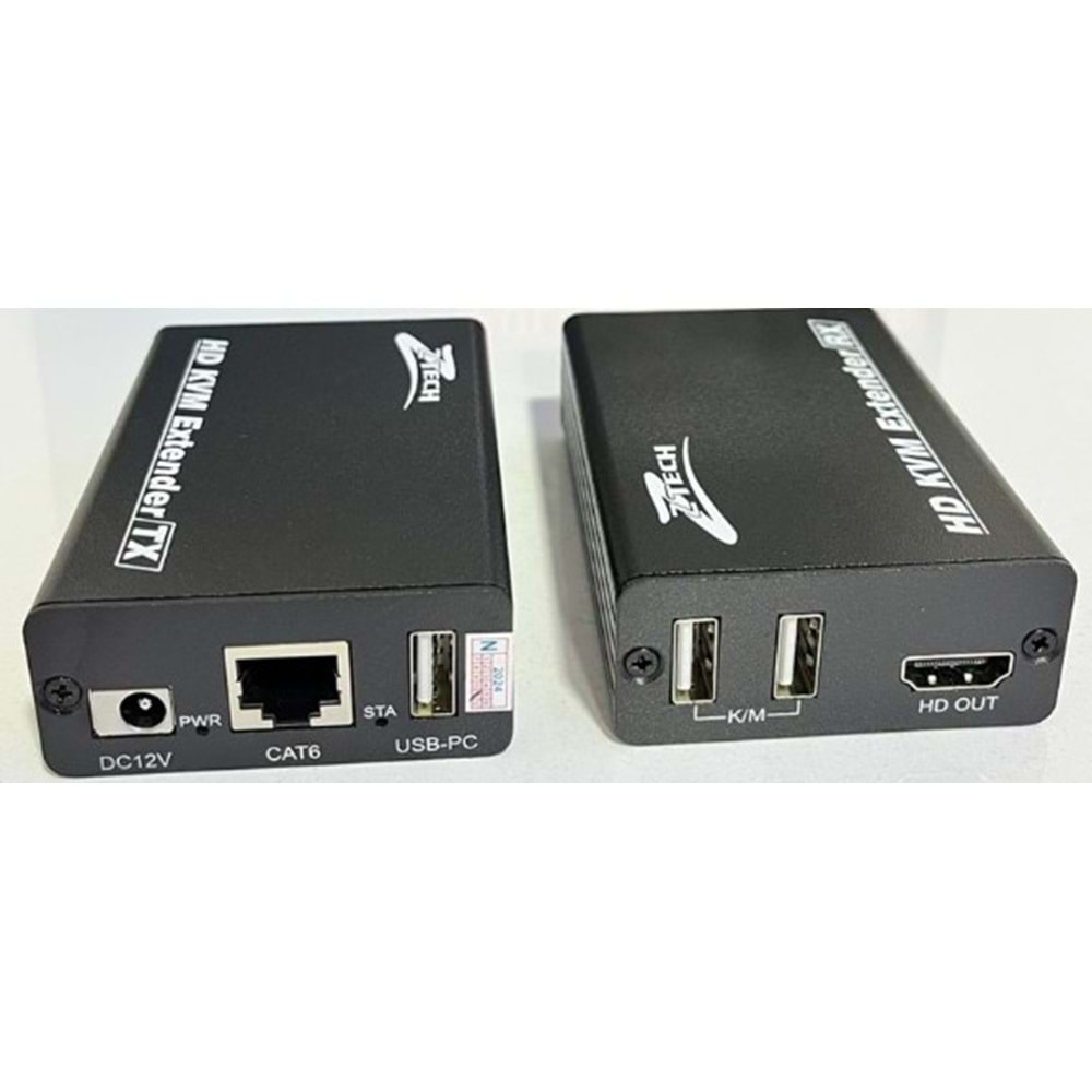 Ztech ZR-1060 Cat6 To Hdmı Extender 50 Metre Uzatıcı