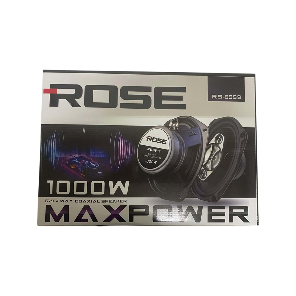 Rose RS-6999 1000 Watt Max Power Oval Hoparlör 2 Li Paket Halinde