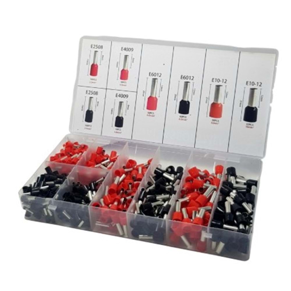 Rose RC-893 520 Parça İzoleli Sıkmalı Kablo Pabucu