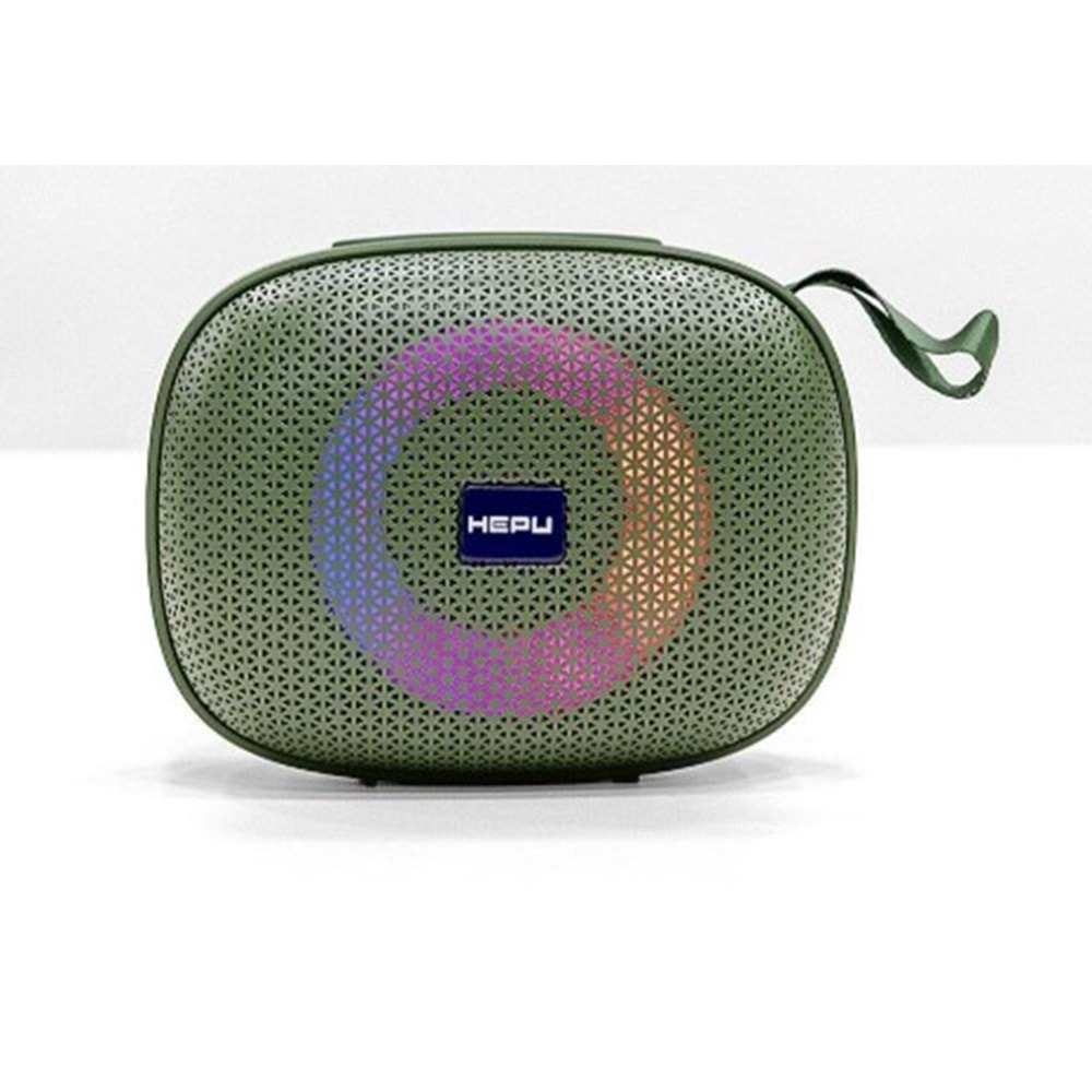 Hepu HP-S08 Rgb 1500 Mah TWS High Sound Ultra Bass Taşınabilir Şarjlı Bluetooth Hoparlör