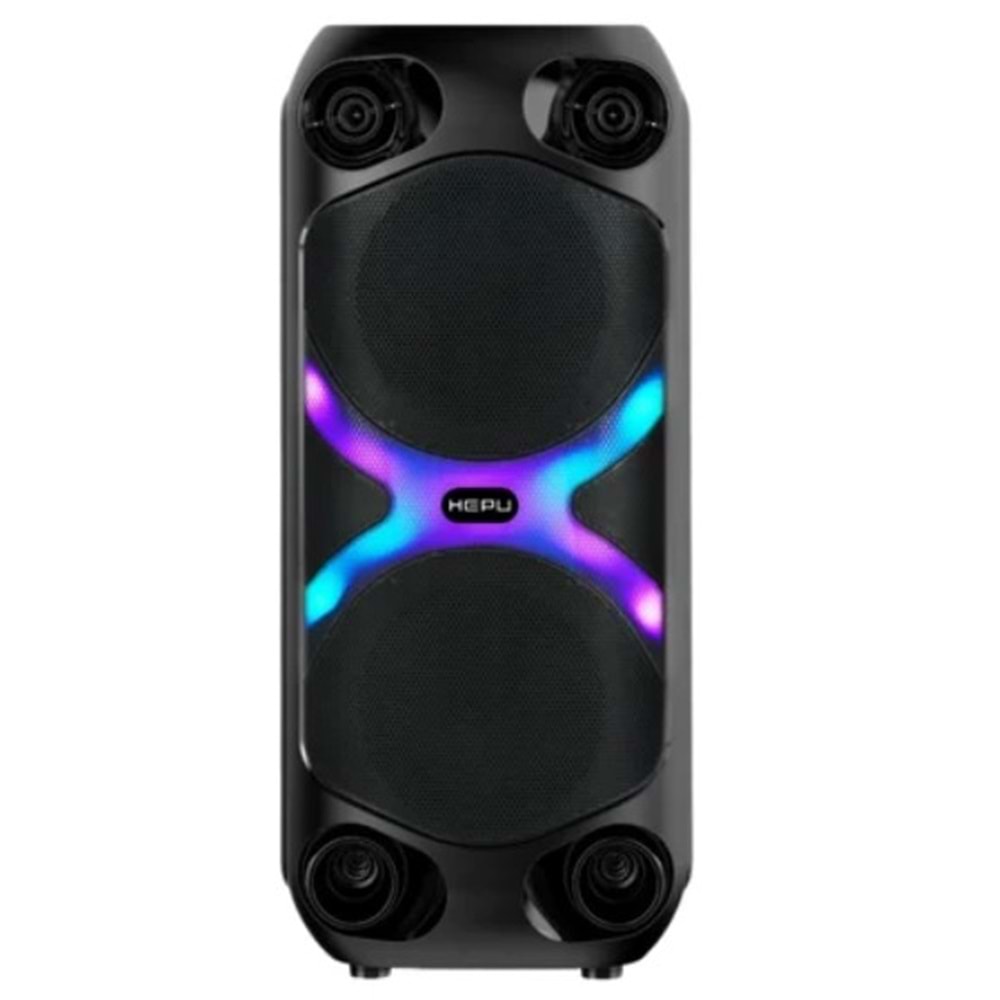 Hepu HP-960 Taşınabilir Şarjlı Rgb Led Bluetooth Hoparlör