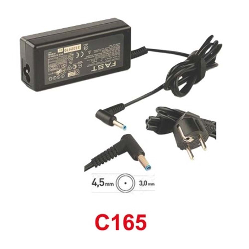 Fast C165 HP 19.5V 3.33A 4.5*3.0mm İğne Uçlu Notebook Şarj Adaptörü