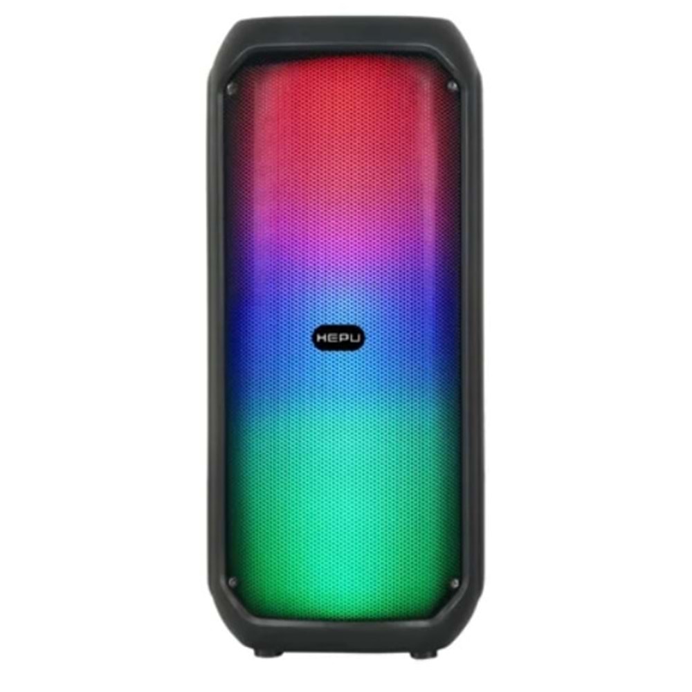 Hepu HP-959 Extra Bass Performans Taşınabilir Şarjlı Rgb Bluetooth Hoparlör