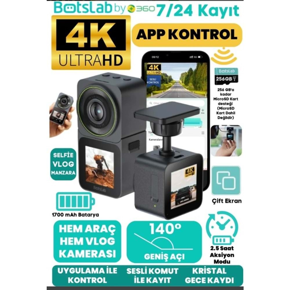 Botslab V9H Araç Ve Aksiyon Kamerası