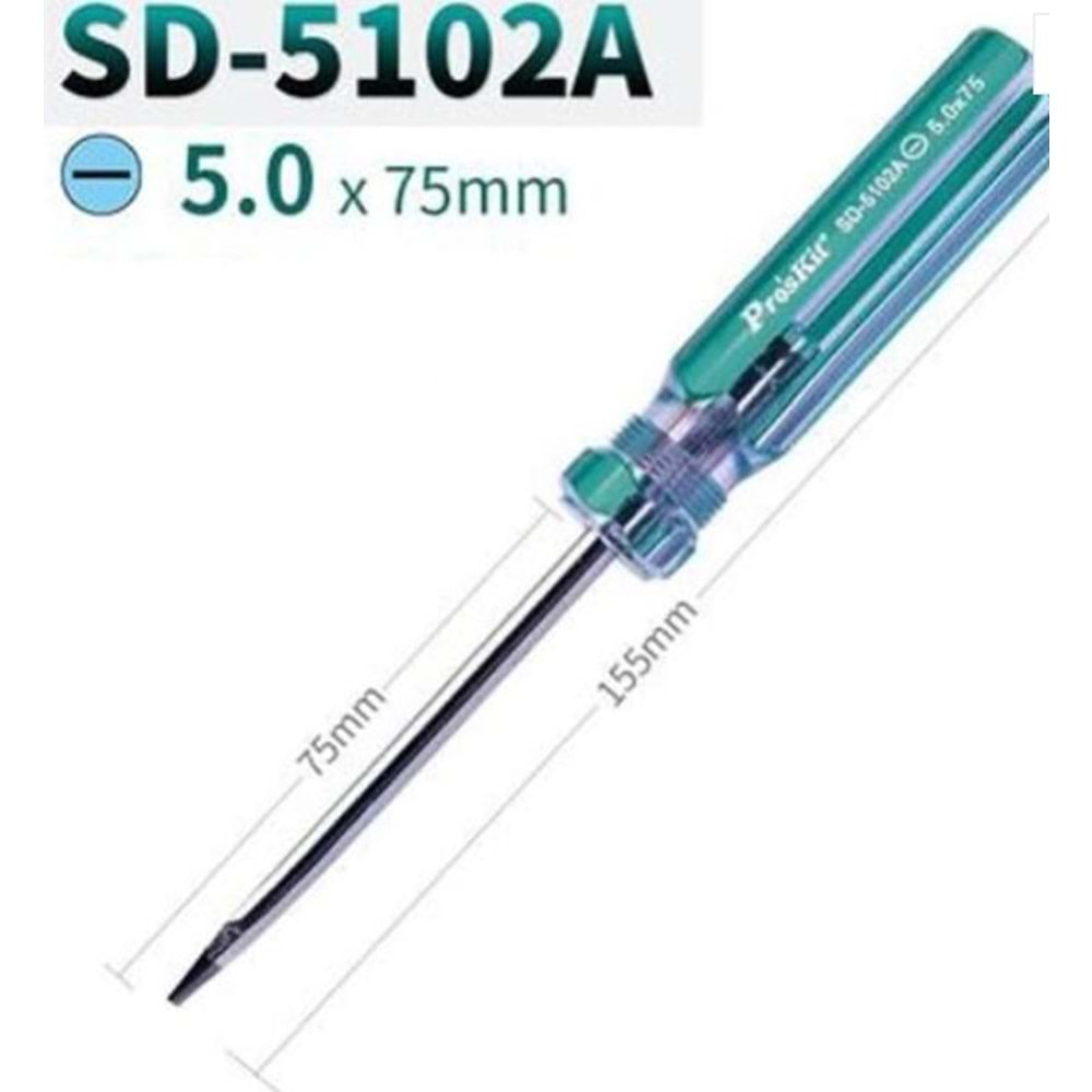 Proskit SD-5102A 5x0.75mm Düz Tornavida