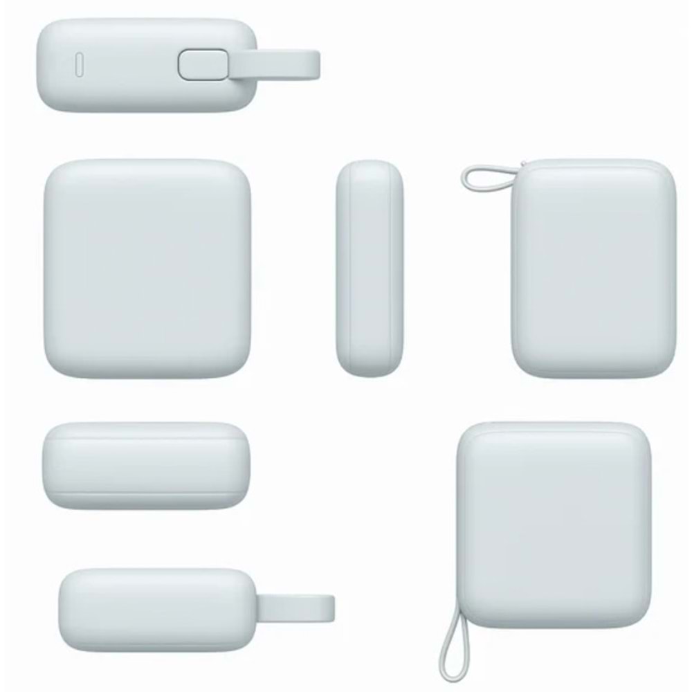 Hepu HP-A08 10.000 mAh 22.5W Type-C Kablolu + LED Göstergeli Hızlı Şarjlı Powerbank