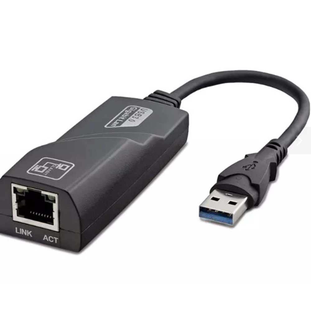 Hadron HDX5265 Ethernet Card Usb3.0 1000Mbps Siyah