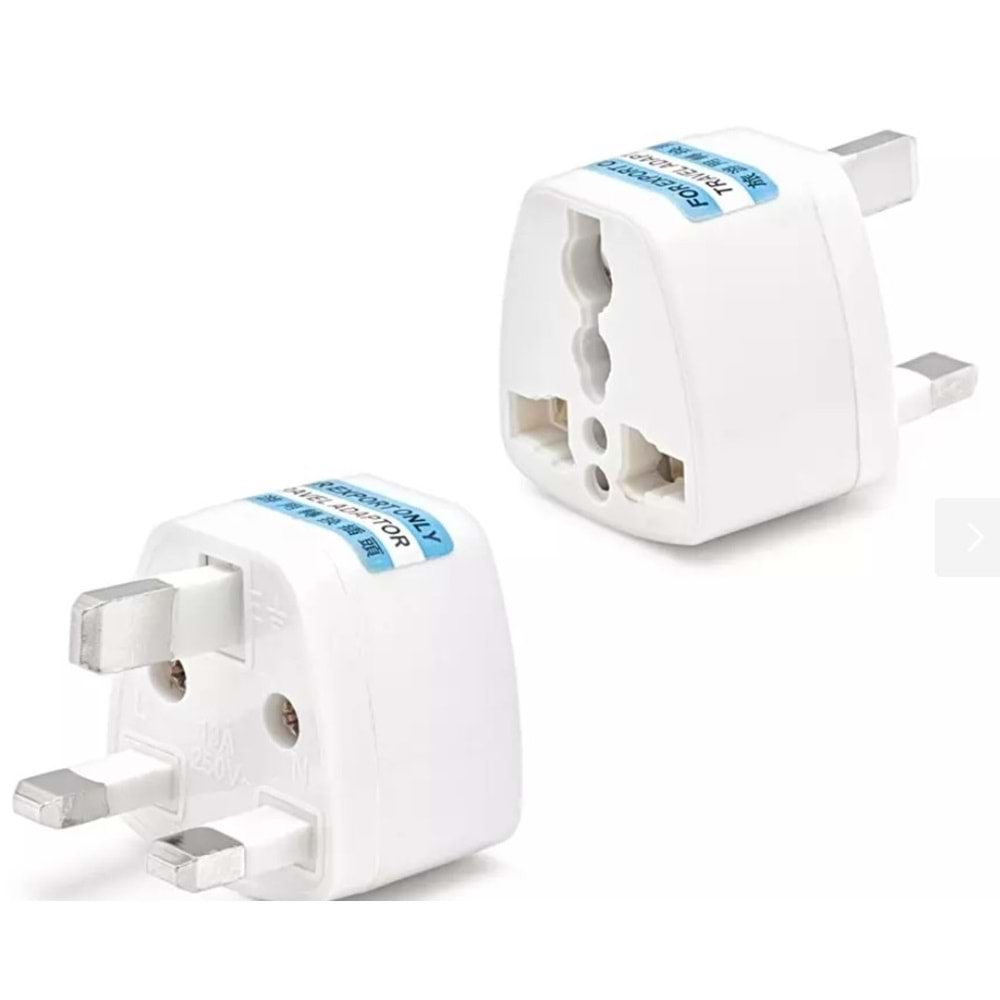 Hadron HDX1299 Amerikan Fiş Adaptörü Beyaz Hadron HDX1299 Amerikan Fiş Adaptörü Beyaz