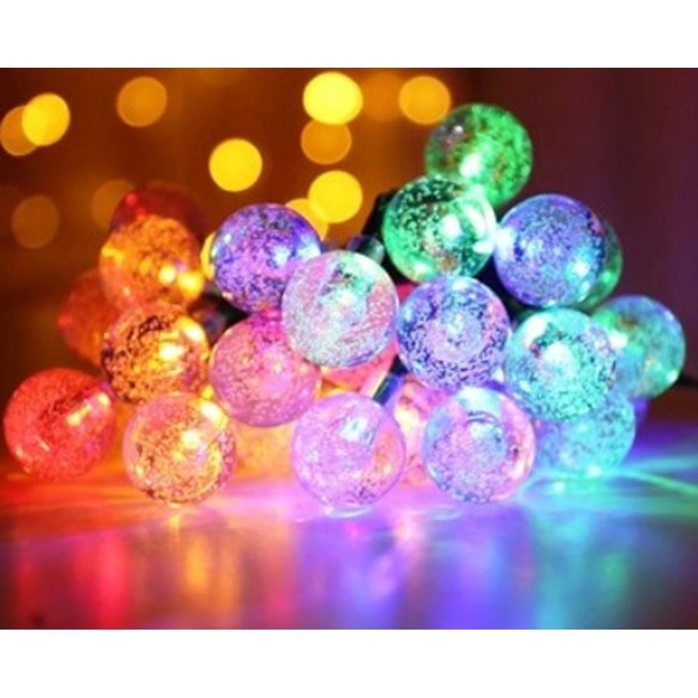 Magicline RGB Gümüş Disco Top Animasyonlu 4 Metre Yılbaşı Led Işık