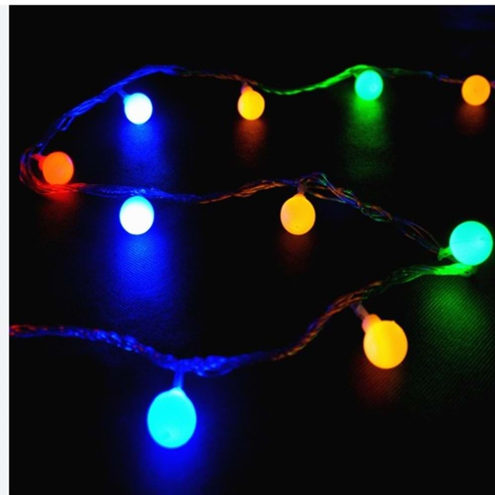 Magicline 306 RGB Top Animasyonlu 3 Metre Pilli Yılbaşı Led Işık