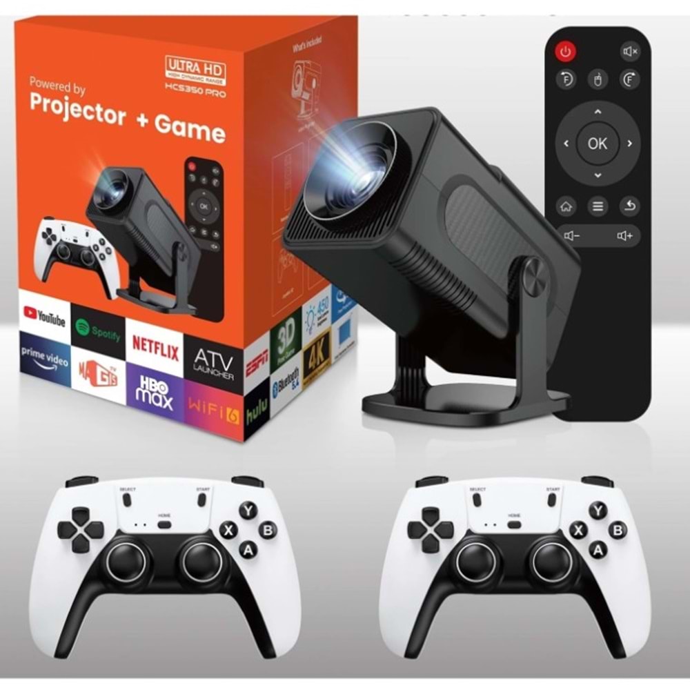 Venandin 350 PRO 4K 20.000 Oyunlu Android Projeksiyon
