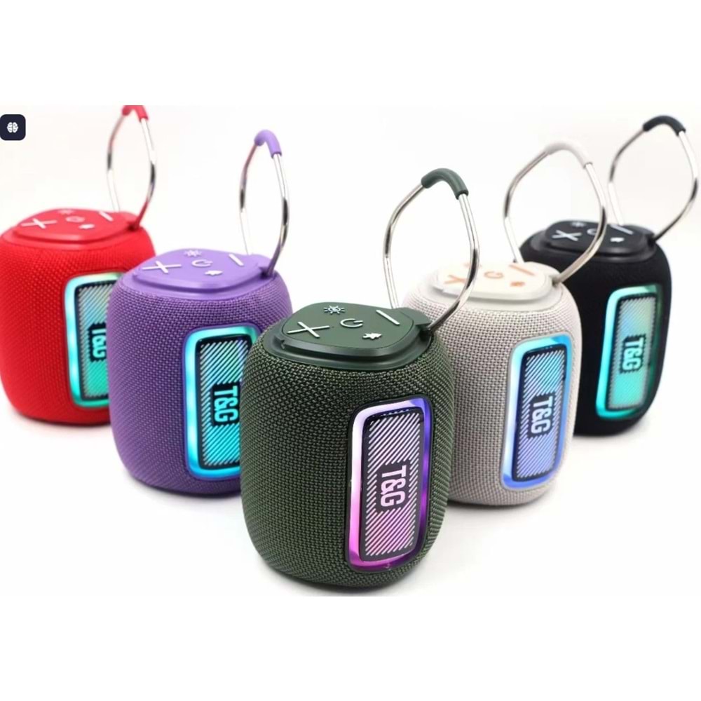 T&G TG-415 Usb Sd Kart Girişli Fm Radyolu Bluetoothlu Ledli Müzik kutusu Hoparlör