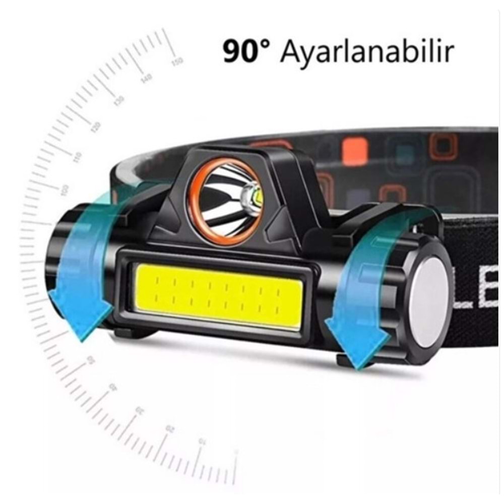 Everton HS-36 3W Şarjlı Kafa Lambası