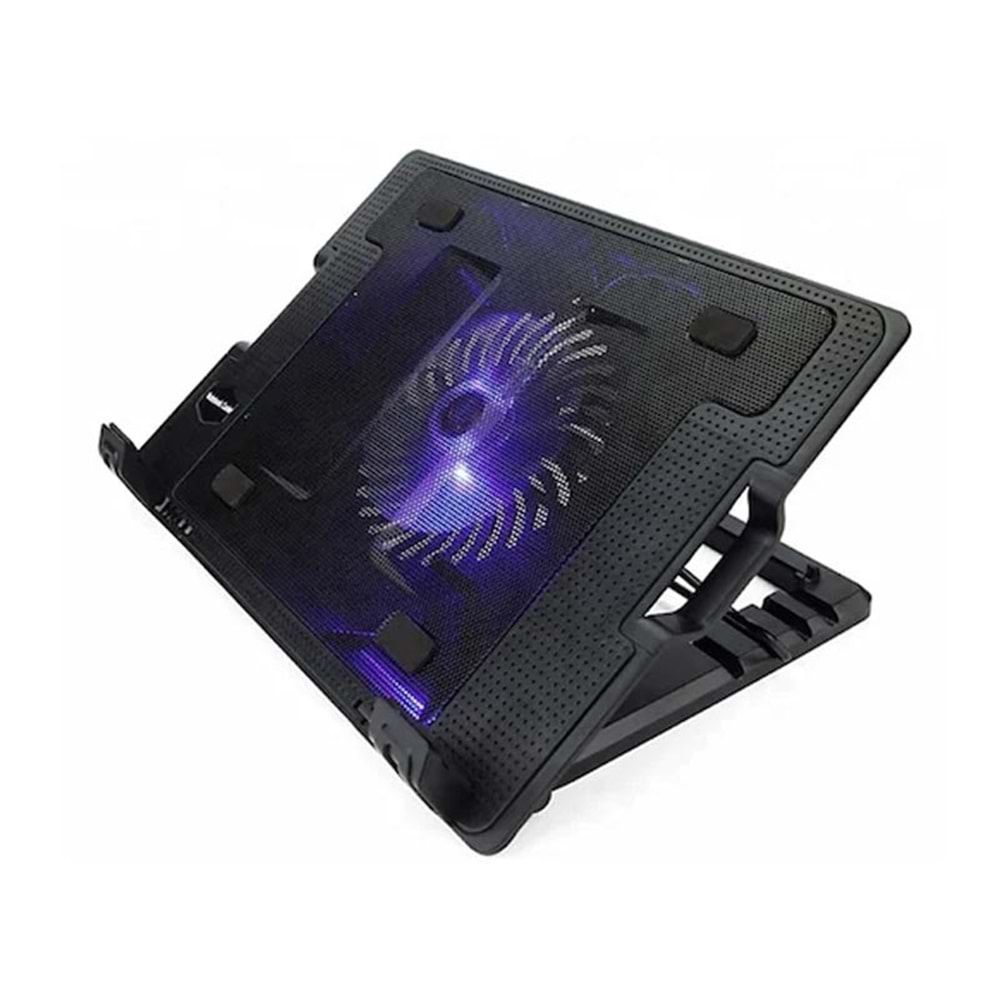 Powermaster 10933 NB339 120 Mm 1400 Rpm Tek Fanlı Işıklı Açma-Kapama Tuşlu Notebook Soğutucu