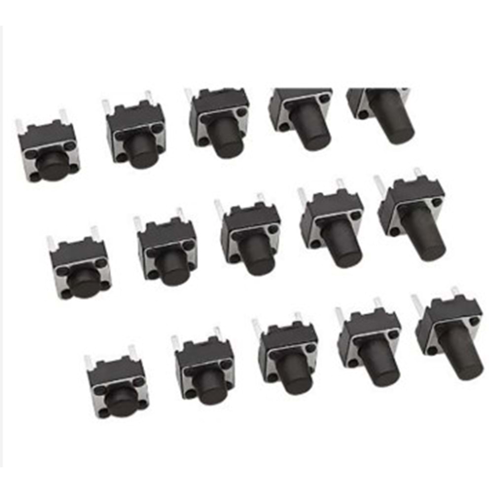 IC-200 6x6 7mm Buton 5 Li Paket Halinde