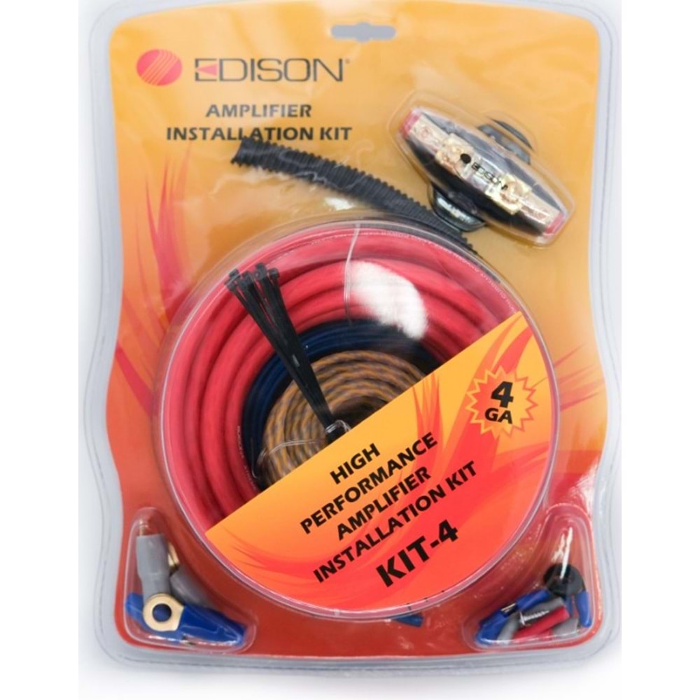 Edison KIT-4GA Anfi Kablo Seti