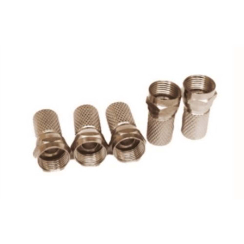 Forline F0006-K 20mm F Konnektör - 100 Lü Paket Halinde