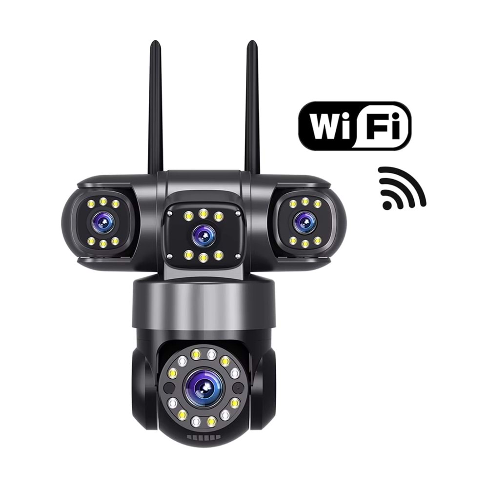 O-KAM Pro 6030 15 MP 3 Kameralı Dual Lens Wifi Ptz Kamera
