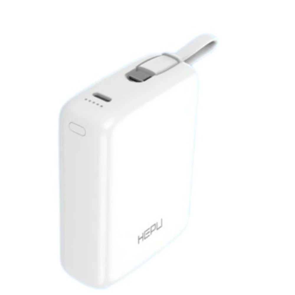 Hepu HP-A09 20.000 mAh 22.5W Type-C Kablolu + LED Göstergeli Hızlı Şarjlı Powerbank