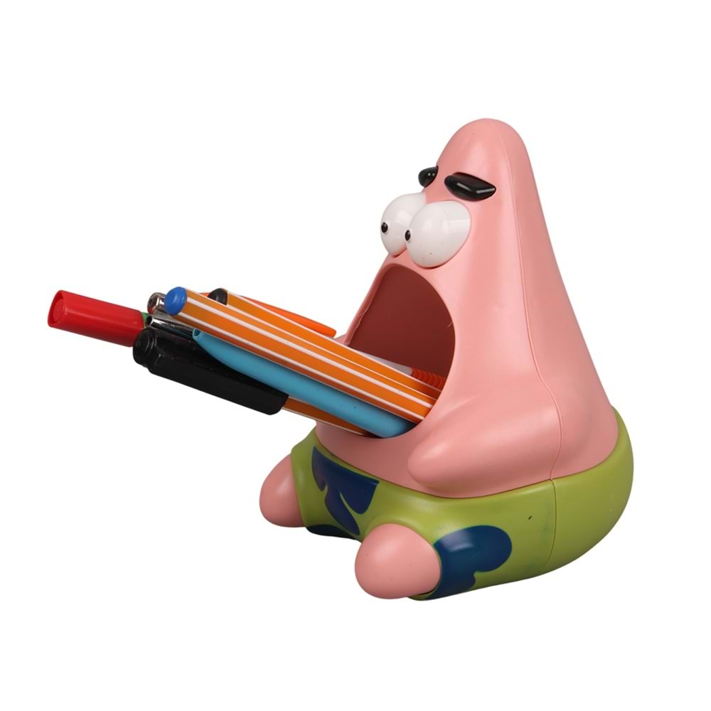 Powermaster 27121 SüngerBob - Patrick Figürlü Masaüstü Kalemlik ve Organizer