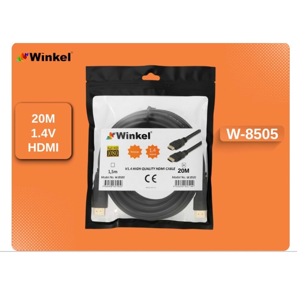 Winkel W-8505 1.4V 1080P 20 Metre Hdmı Kablo
